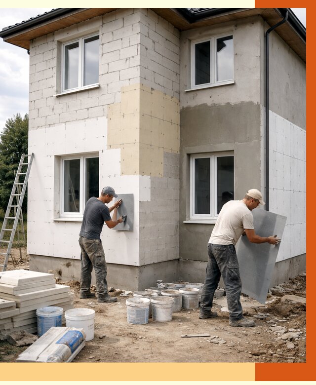 Утепление дома из газобетона в Саратове от 4298 руб./м² — заказать у ТепломастерСрт