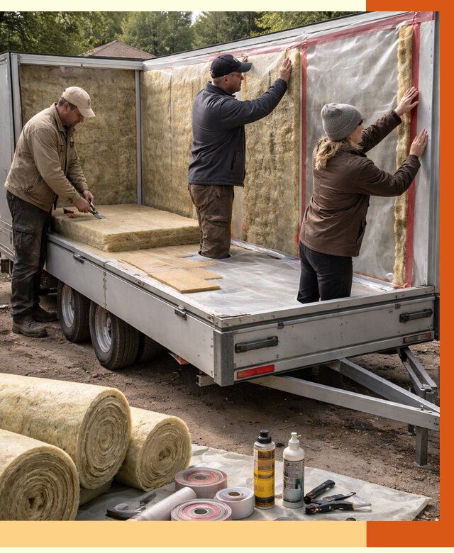 Утепление прицепа в Саратове под ключ от 12791 руб. — комплекс от ТепломастерСрт